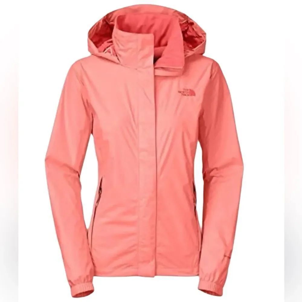 THE NORTH FACE RESOLVE JACKET WOMEN'S Neon Peach Size Small